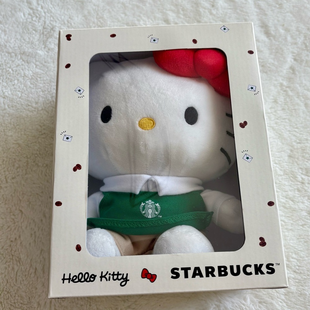 Starbucks x Hello Kitty Collaboration Plush Hello Kitty